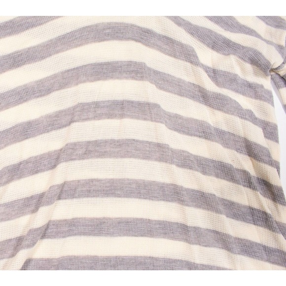 Splendid Stripe Pullover Cowl Neck Thermal Sweater - Picture 3 of 6